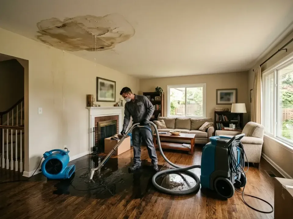 attic-pipe-burst-ceiling-drip-008 — frequently asked questions, Water Damage Restoration & Carpet Care in Phelan, CA